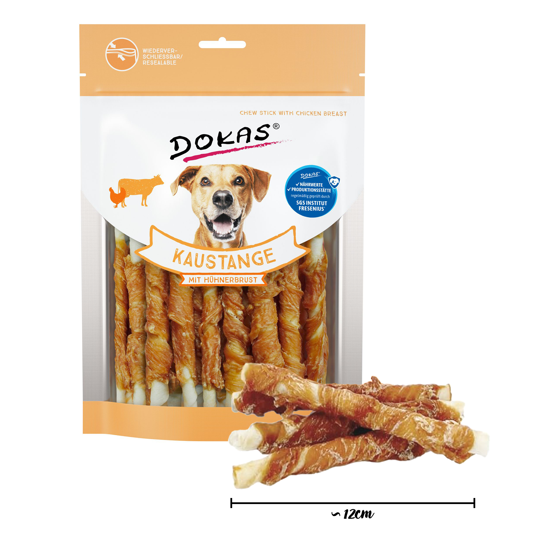 Dokas - Chew stick with chicken breast 200g