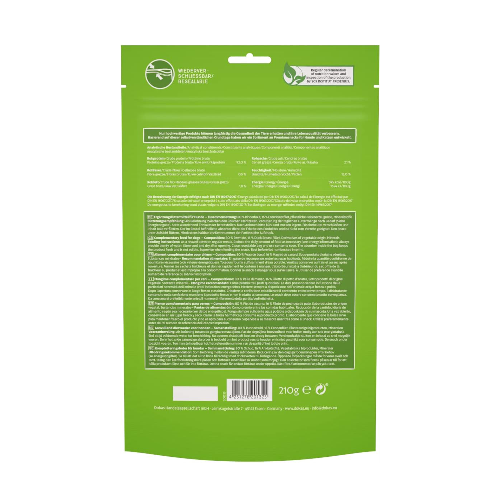Dokas - Rib chew with duck breast 210g